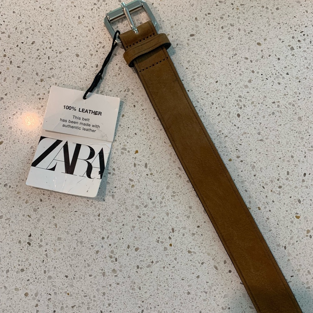 Suede Leather belt